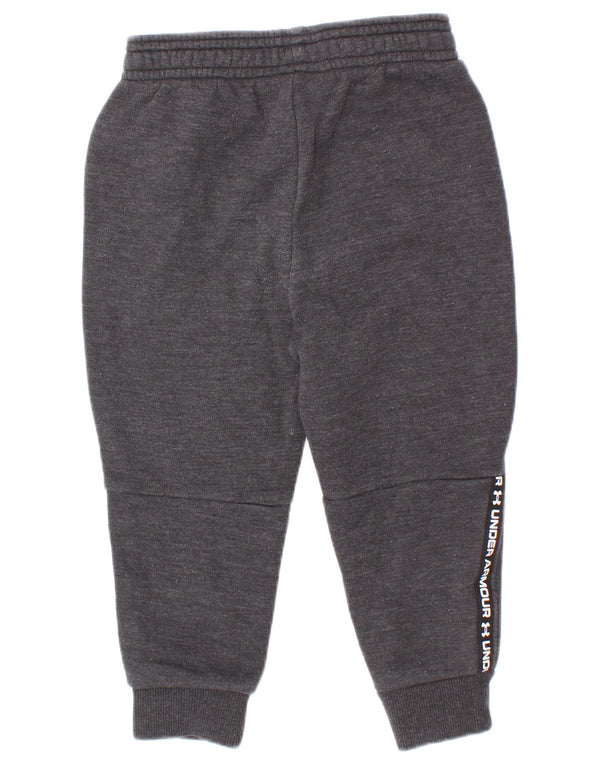 Pantaloni de trening Under Armour Baby Boys Graphic Joggers 12-18 Luni Gri