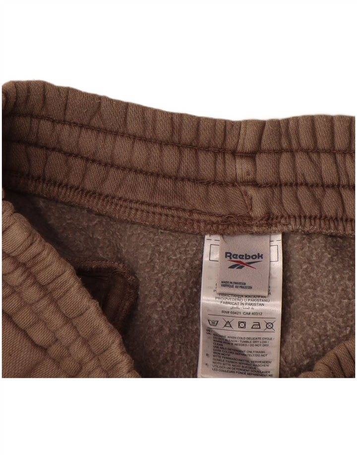 Pantaloni scurți sport Reebok pentru bărbați, bumbac mediu bej