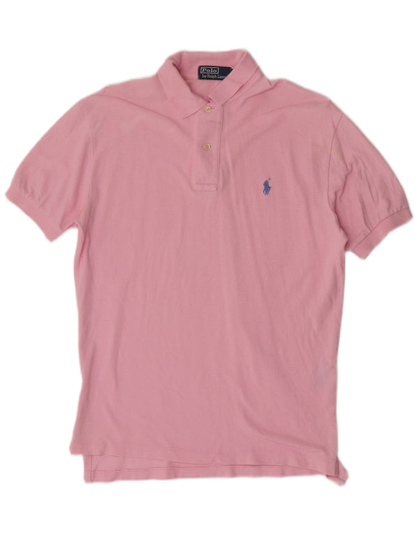 Polo Ralph Lauren Mens Polo Shirt Small Pink Cotton