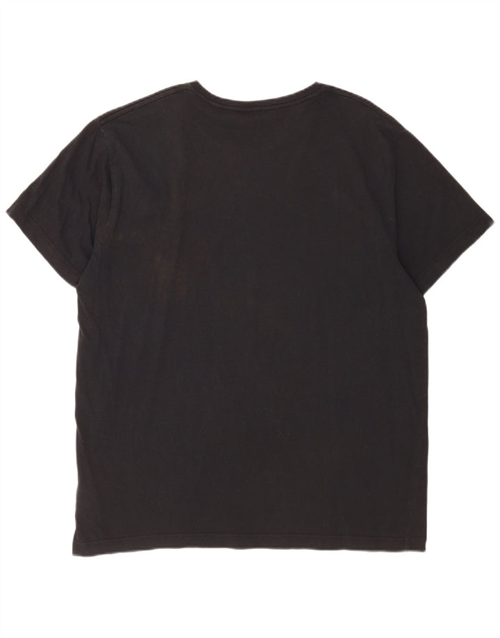 Tricou grafic Gant pentru bărbați Top XL bumbac negru