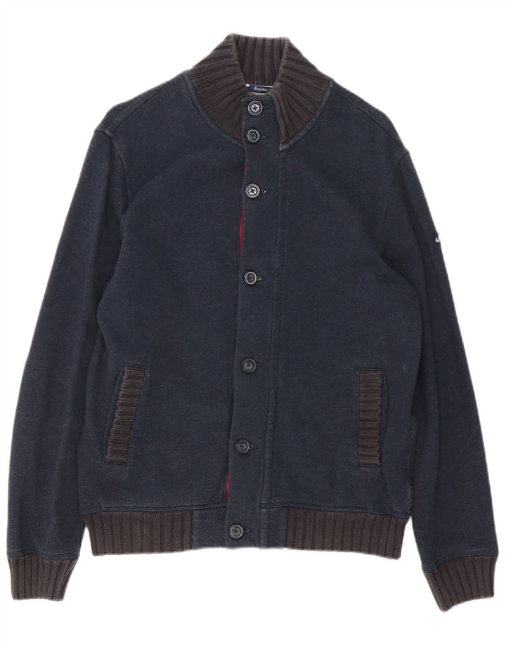Pulover cardigan pentru bărbați Armani Jeans, mare, albastru, bumbac