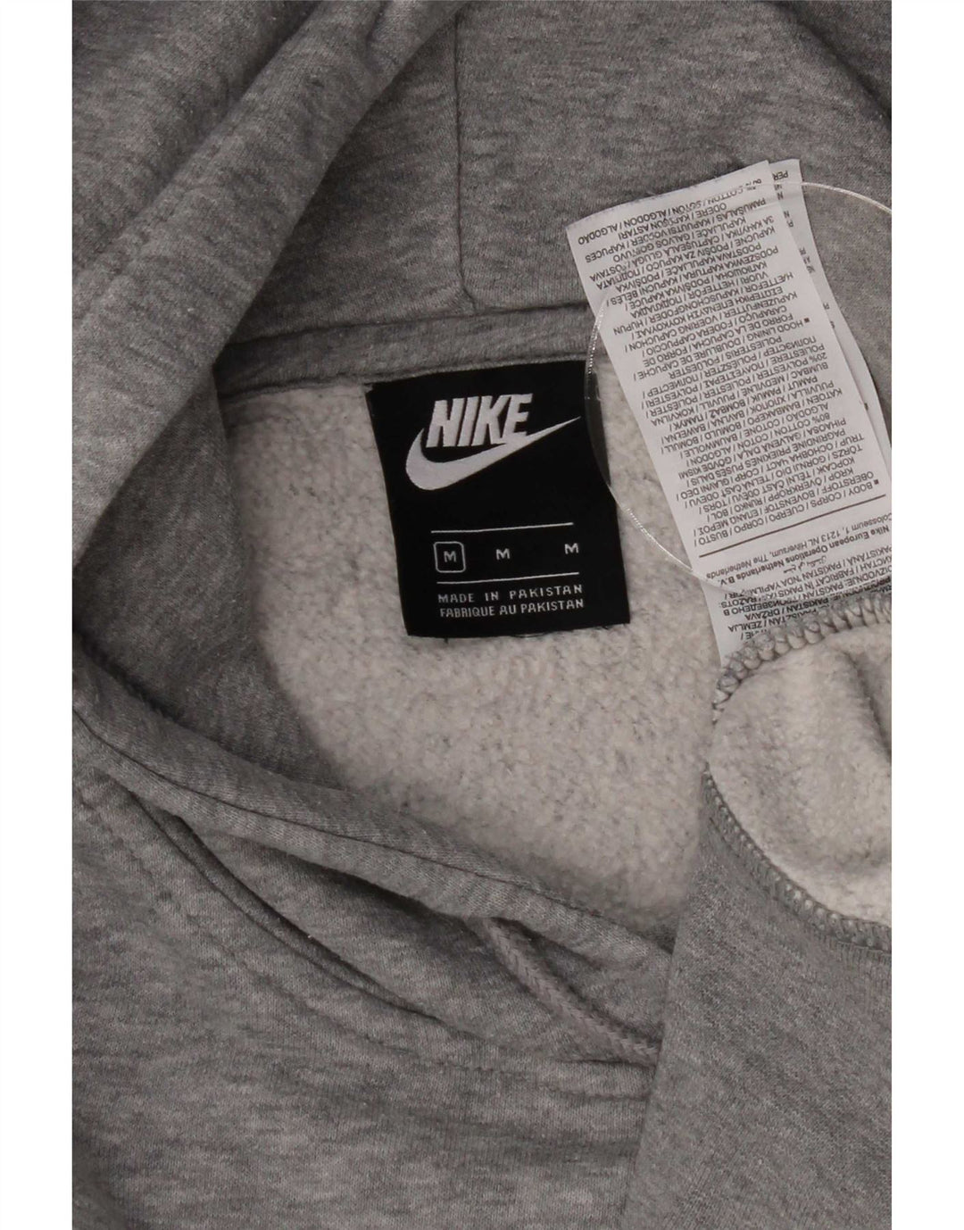 Pulover Nike pentru bărbați, bumbac cu pete, gri mediu