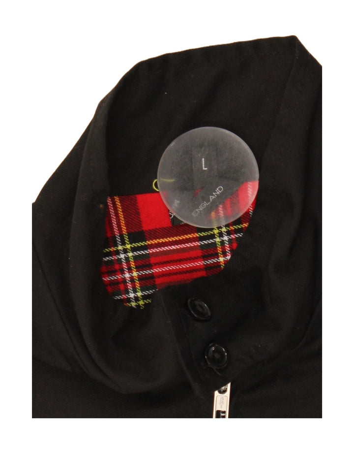 Bomber vintage pentru bărbați UK 40, mare, negru, poliester