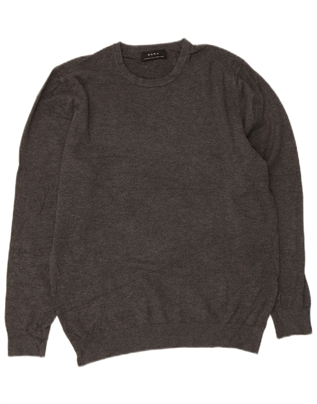 Pulover pentru damă Zara, cu gât turnut, UK 10, Gri mic