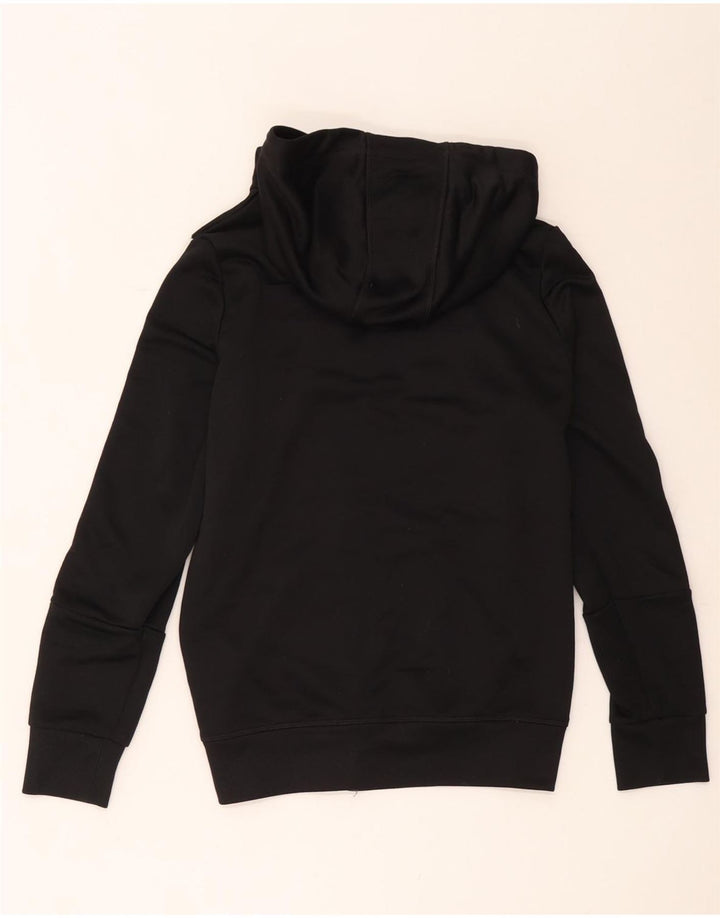 Pulover Adidas Graphic Zip pentru femei UK 12 Poliester mediu negru