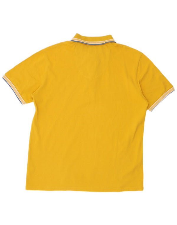 Tricou polo pentru bărbați Hugo Boss, bumbac galben XL