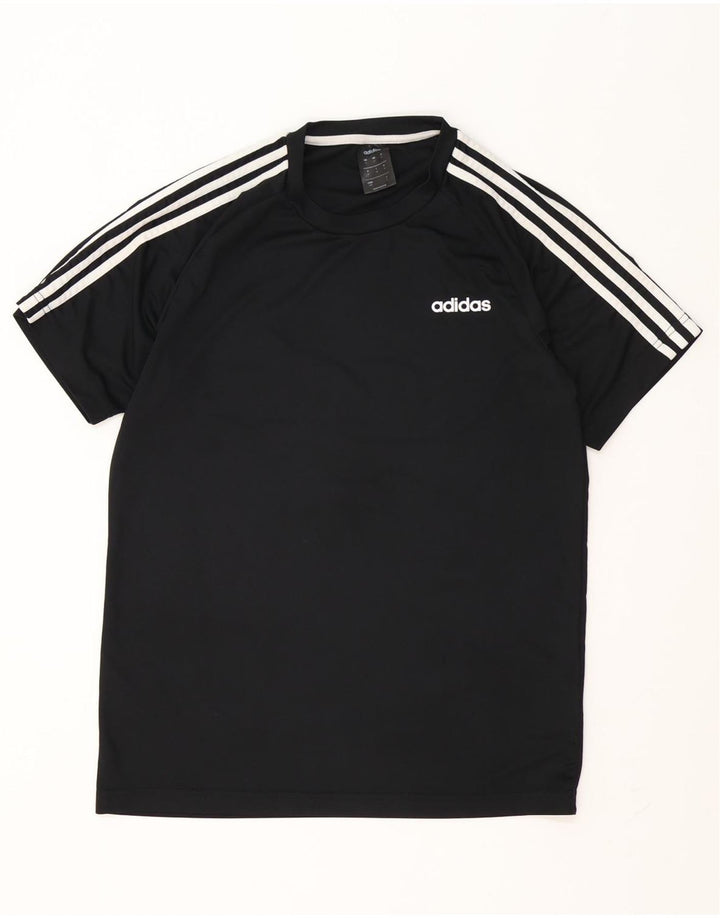 Tricou Adidas Climalite pentru bărbați Top Mediu Poliester Negru