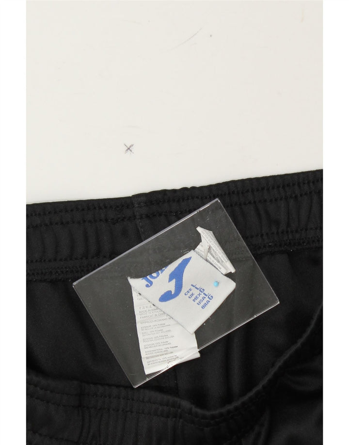 JOMA Mens Graphic Tracksuit Trousers Large  Black Colourblock Polyester Vintage Joma and Second-Hand Joma from Messina Hembry 