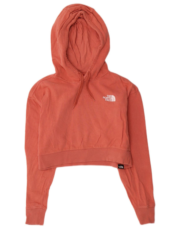 Jumper The North Face pentru femei Crop Oversized Hoodie UK 10 Small Pink Bumbac