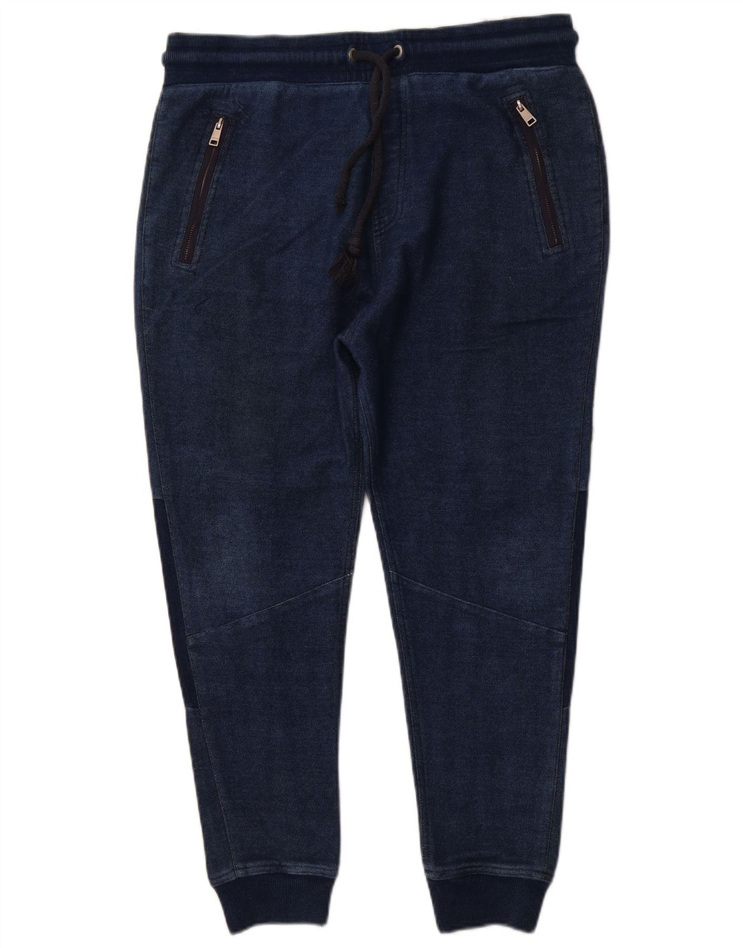 Pantaloni de jogging ZARA pentru bărbați, XL, bumbac, albastru