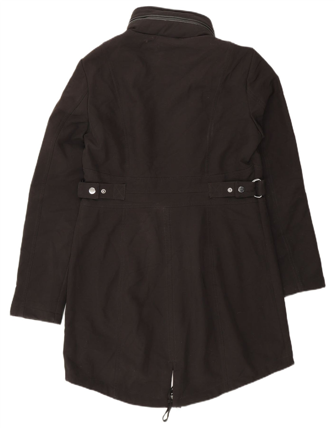 Jachetă parka cu glugă pentru femei Michael Kors UK 10 Poliester negru mic