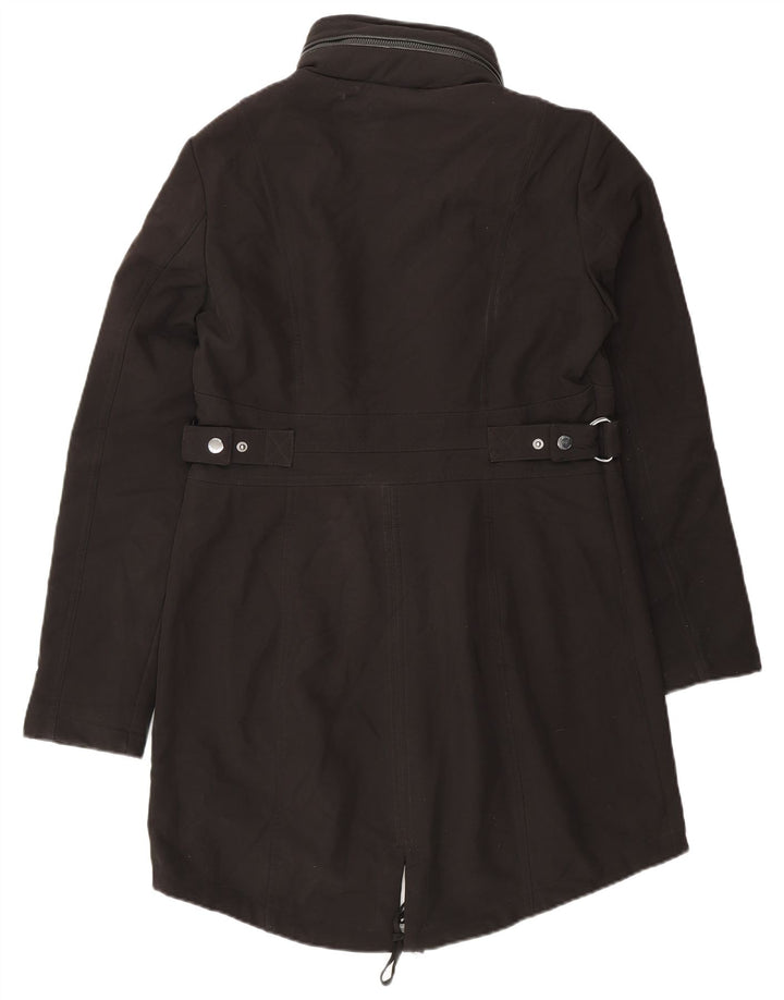Jachetă parka cu glugă pentru femei Michael Kors UK 10 Poliester negru mic