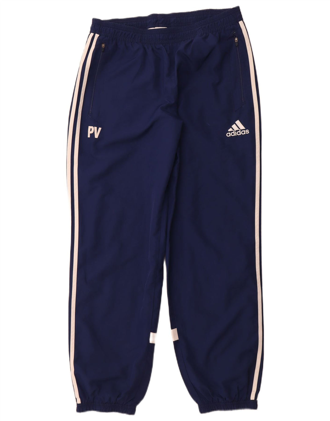 Pantaloni de trening cu grafică Adidas pentru bărbați Pantaloni de jogging mari, bleumarin, poliester