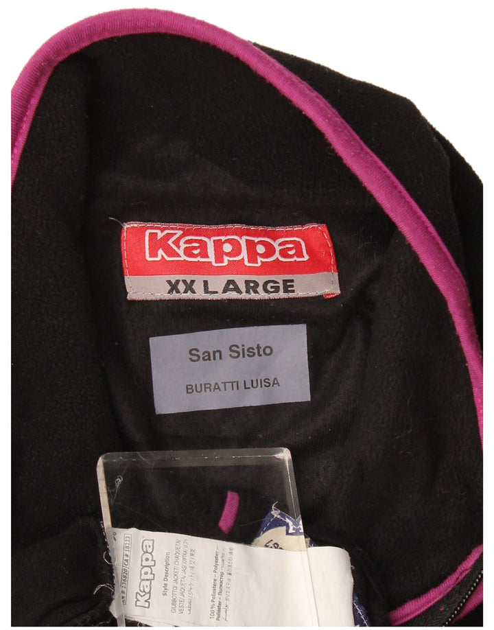 Jachetă fleece pentru femei Kappa UK 20 2XL poliester negru