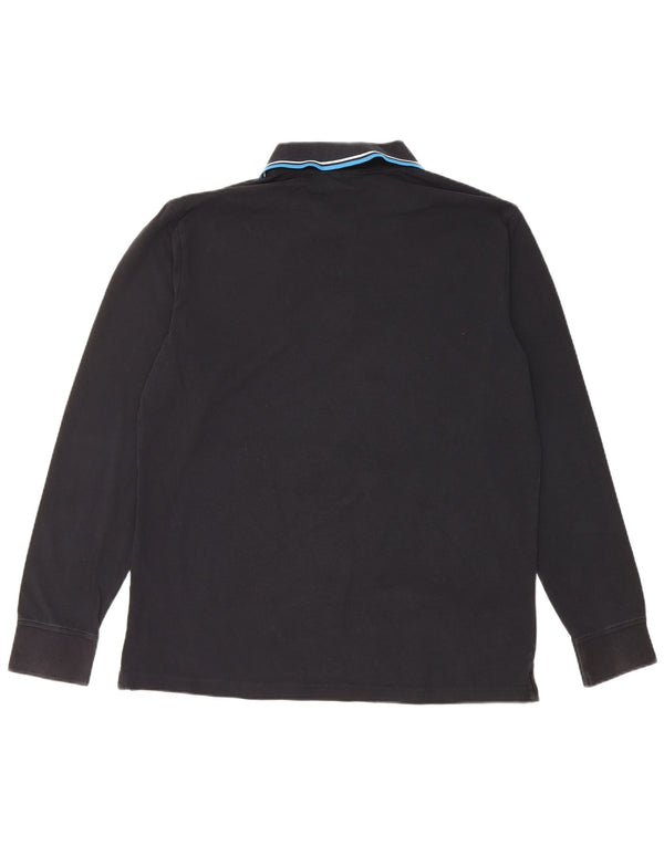Tricou polo cu mânecă lungă pentru bărbați Diadora 2XL negru