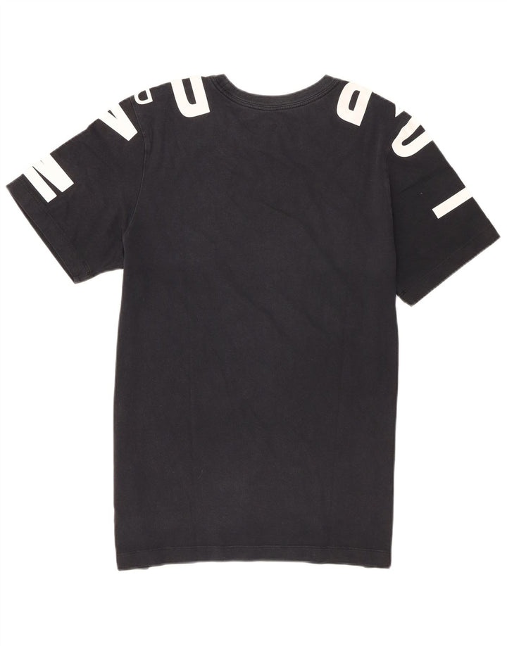Tricou grafic Jordan pentru bărbați Top mediu negru bumbac