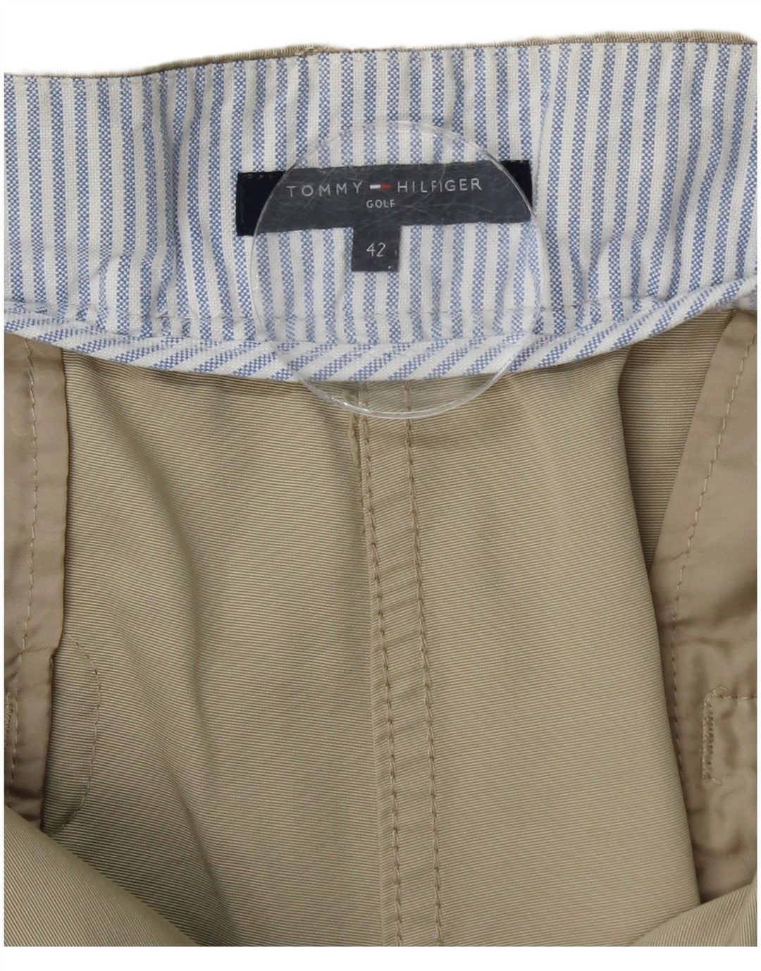 TOMMY HILFIGER Pantaloni casual drepti pentru femei EU 42 Large W34 L27 Bej