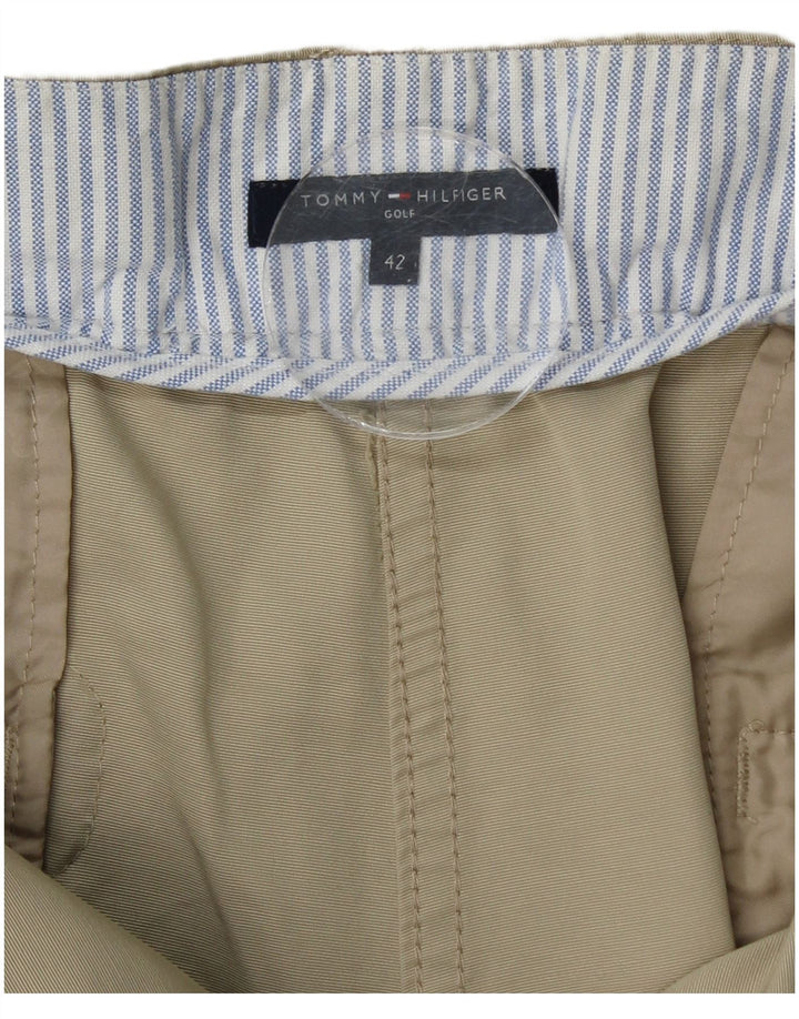 TOMMY HILFIGER Pantaloni casual drepti pentru femei EU 42 Large W34 L27 Bej