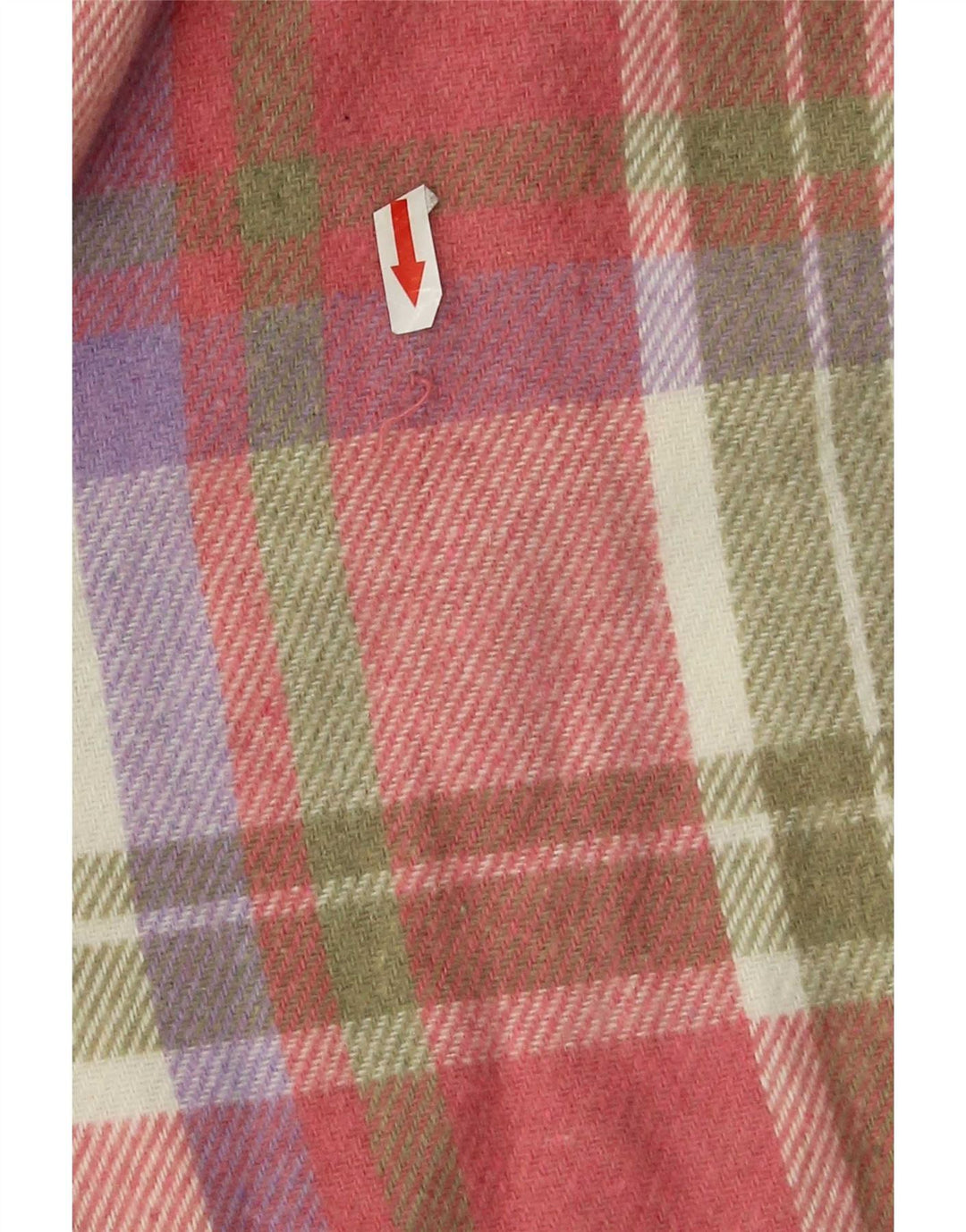 Cămașă de flanel pentru bărbați de epocă, mare, roz, cu carouri acrilice