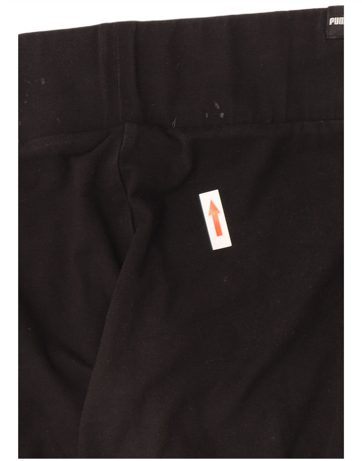 Puma Womens Graphic Leggings UK 12 Medium Black