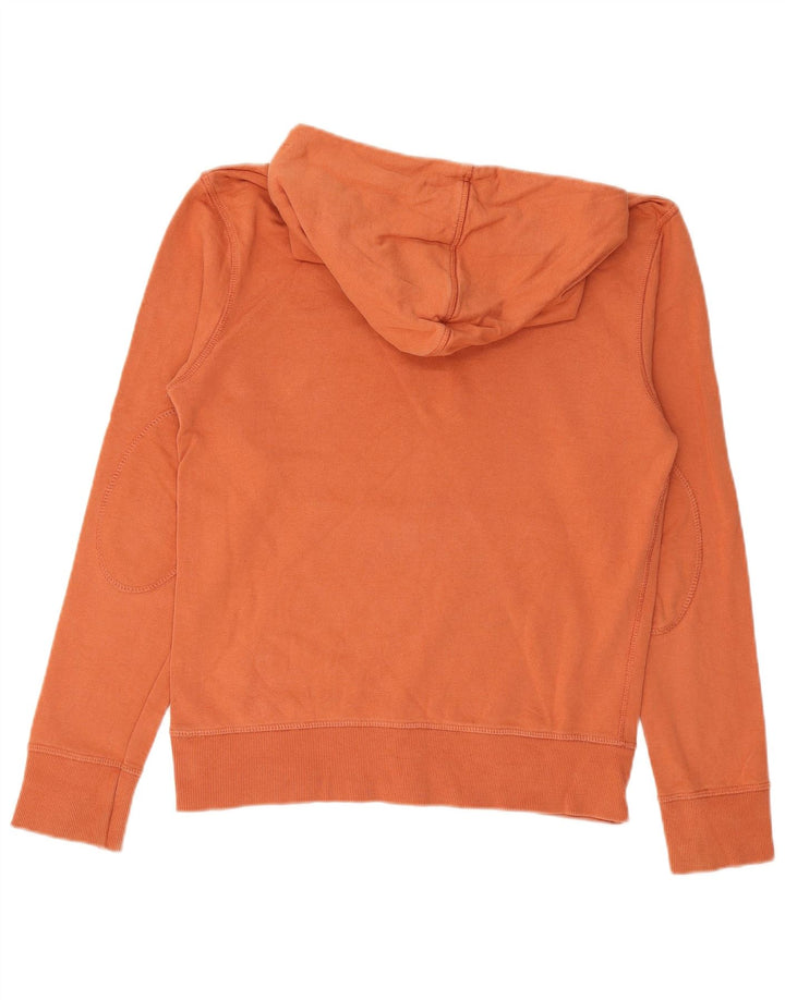 JACK & JONES Pulover cu glugă grafic pentru bărbați, portocaliu mic