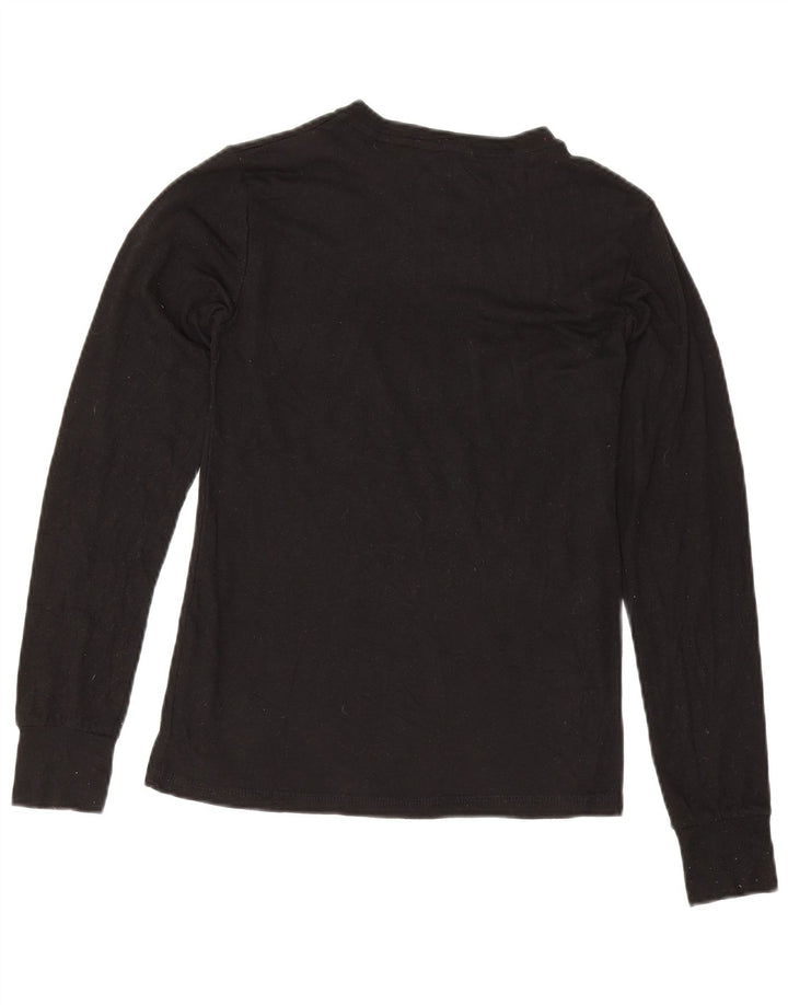 Top pentru femei Fila cu mânecă lungă UK 12 Medium Black Poliester