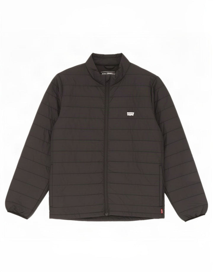 Jachetă căptușită pentru bărbați Levi's UK 36 Poliester negru mic