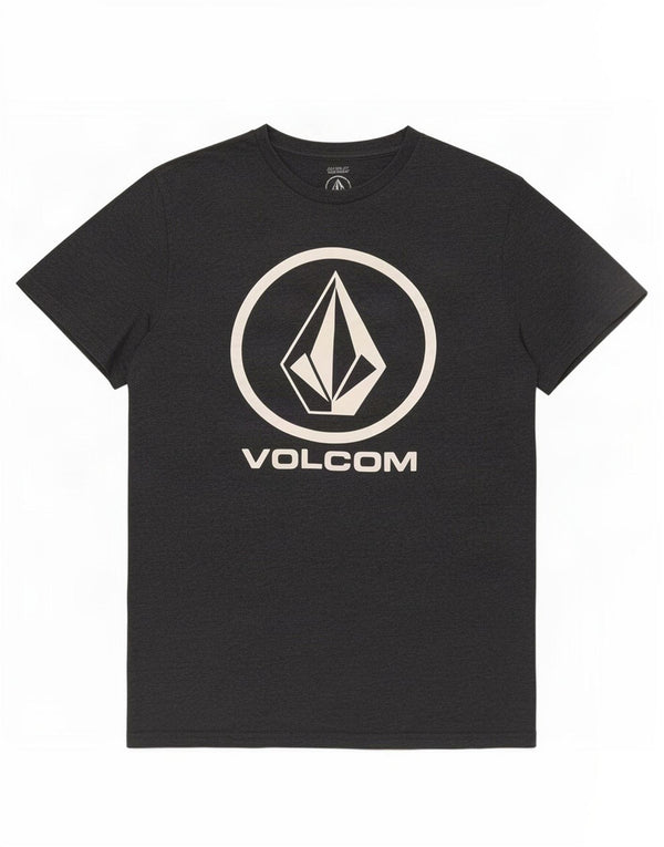 Volcom Mens Graphic T-Shirt Top Medium Black Cotton