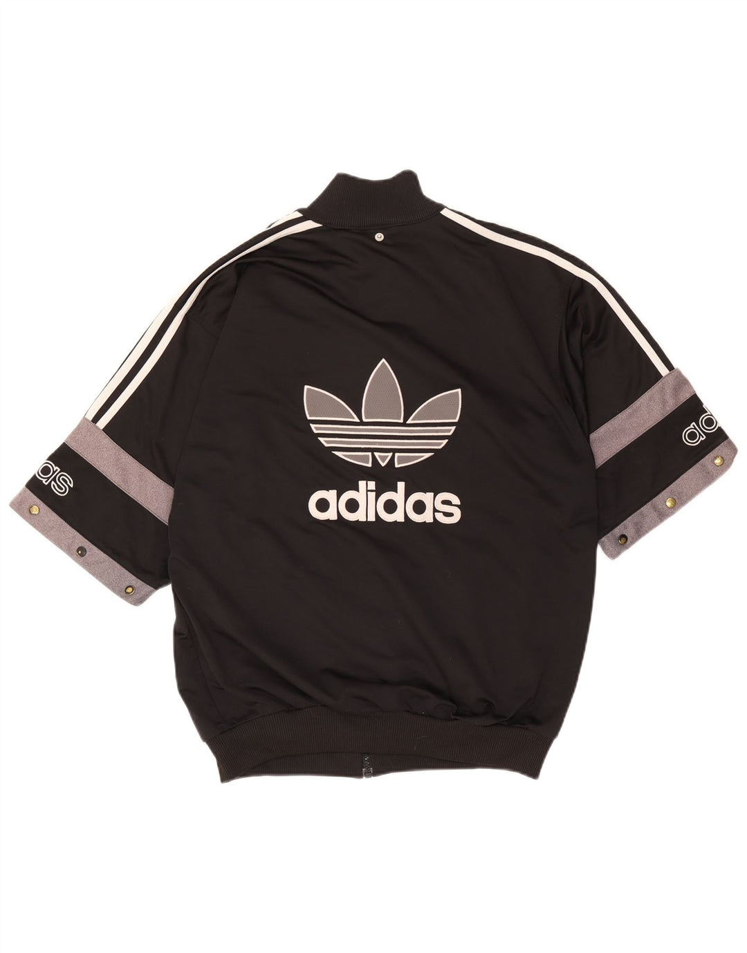 Jachetă de trening grafică ADIDAS pentru bărbați UK 40/42 Medium Black Colorblock