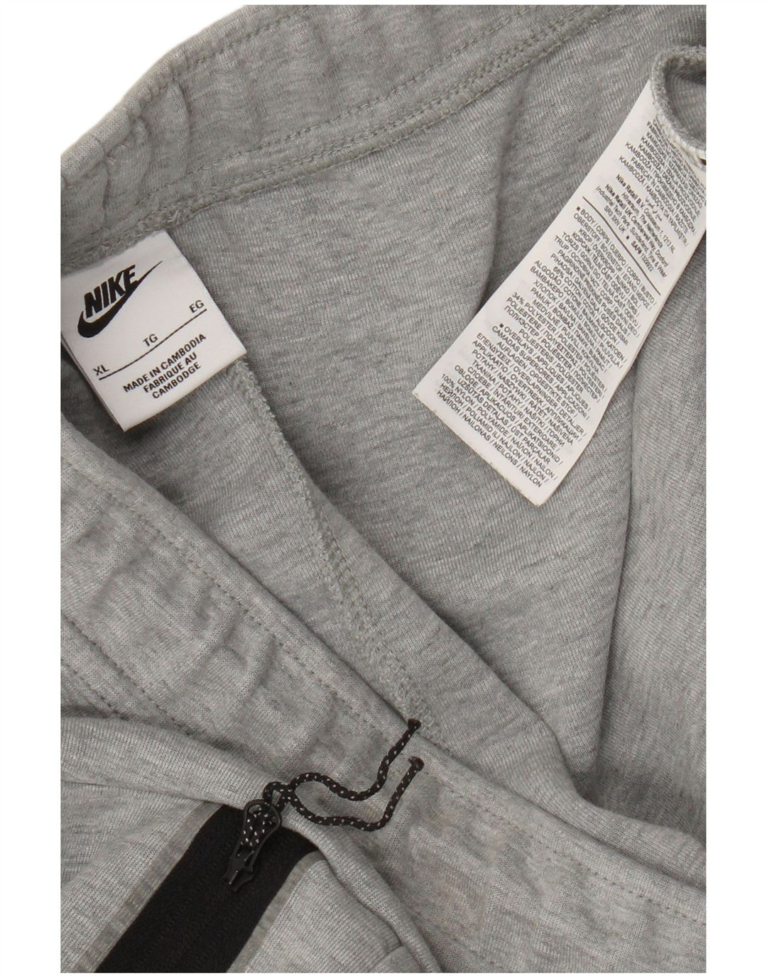 Pantaloni de trening Nike pentru bărbați Pantaloni de jogging XL, gri, bumbac color bloc