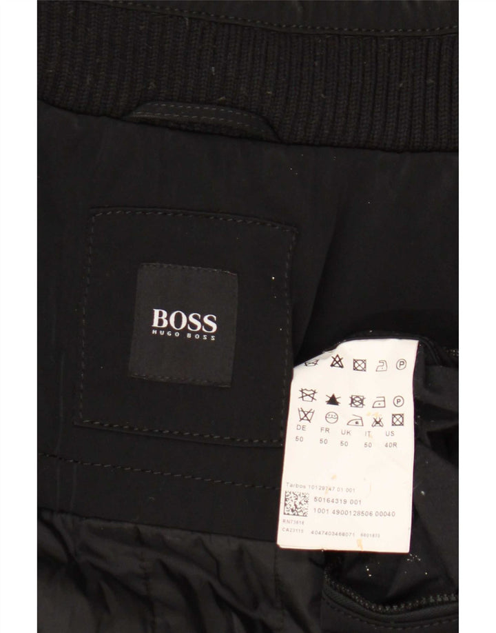 Jachetă utilitare pentru bărbați Hugo Boss IT 50 Poliester negru mare