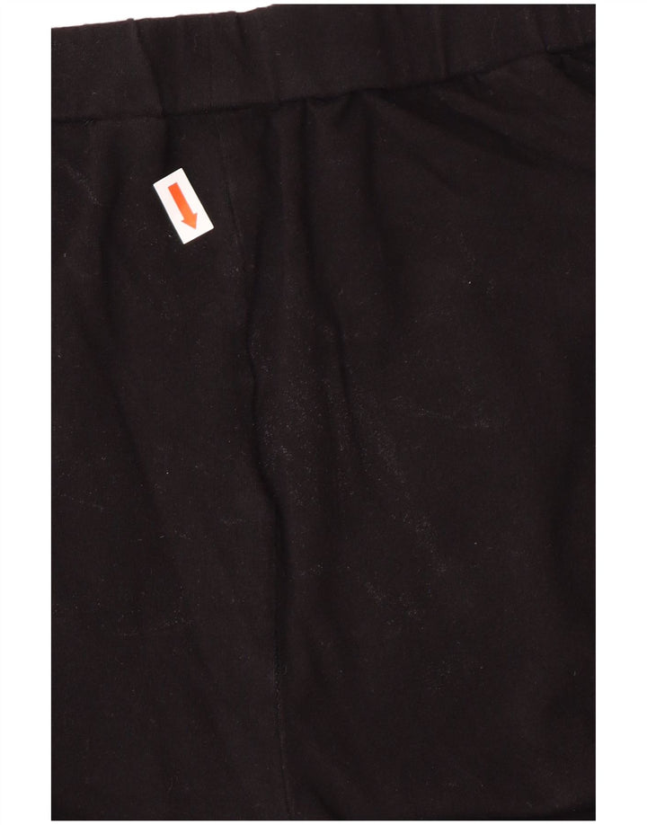 ELLESSE Leggings cu grafică pentru femei UK 12, bumbac mediu negru