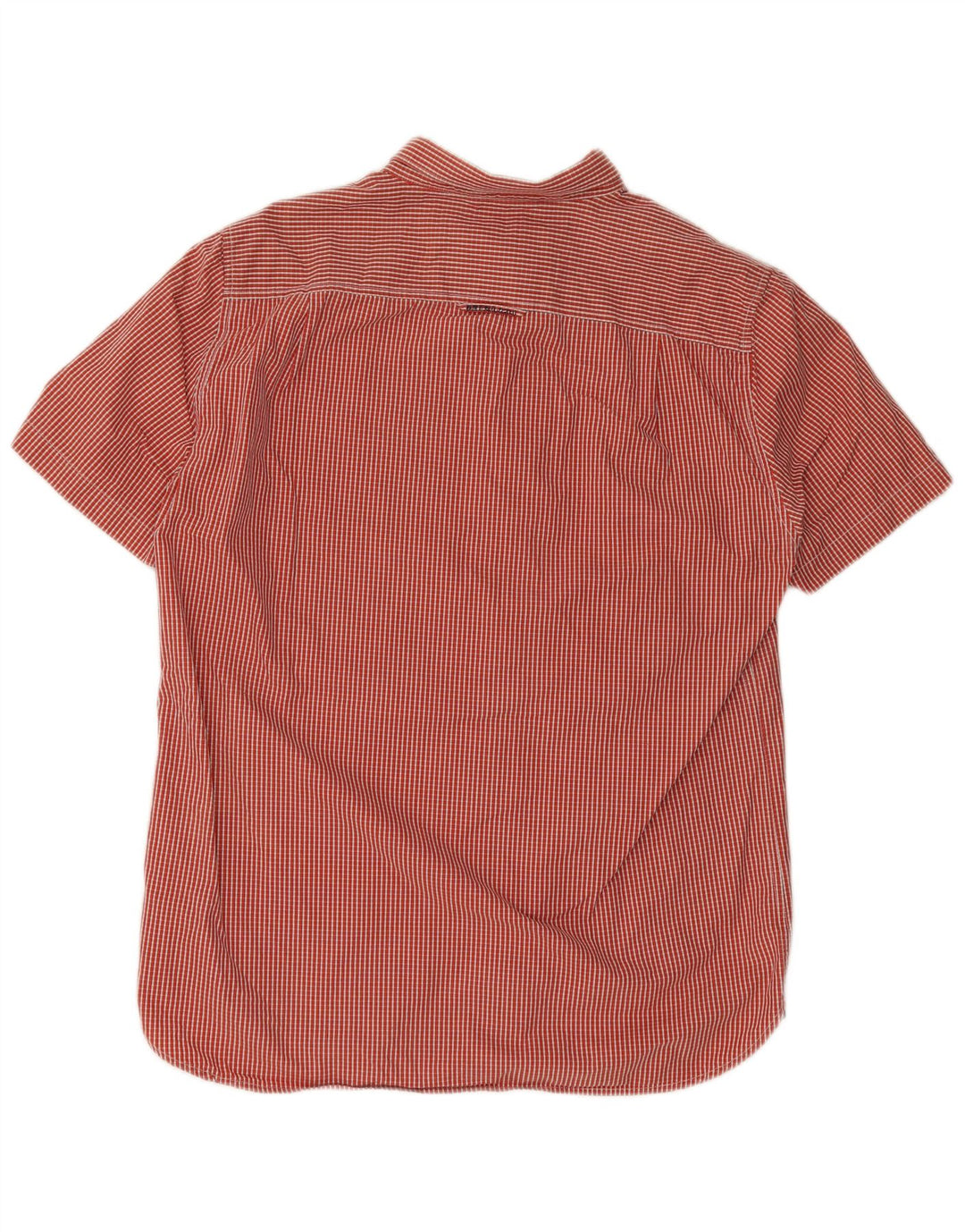 Cămașă cu mânecă scurtă pentru bărbați SUPERDRY 2XL, bumbac vichy roșu