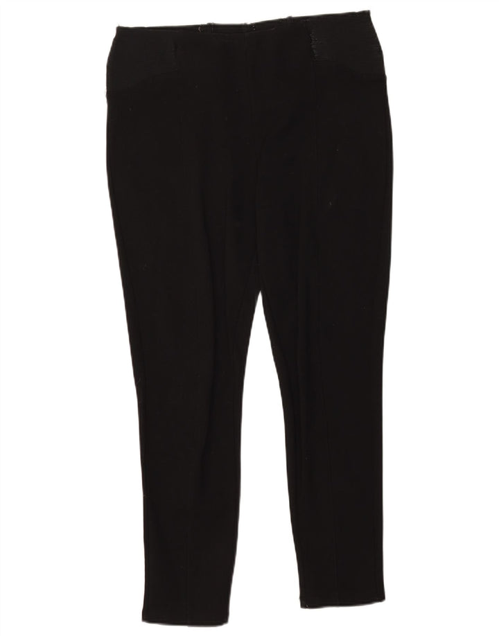 Leggings crop pentru femei Zara UK 16 Large Black