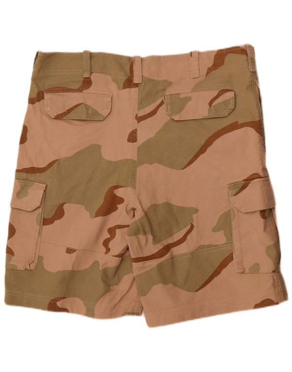 Pantaloni scurti cargo vintage pentru bărbați W38 XL kaki camuflaj