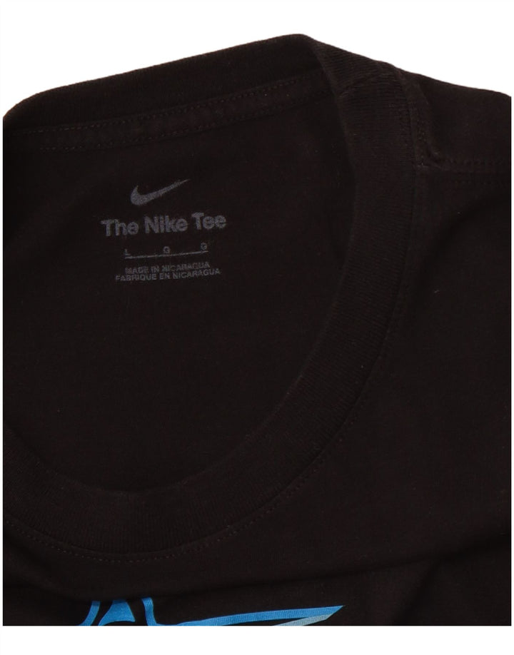 Tricou grafic pentru bărbați NIKE Top mare negru
