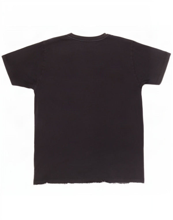 Tricou grafic pentru bărbați Replay Top mare din bumbac negru