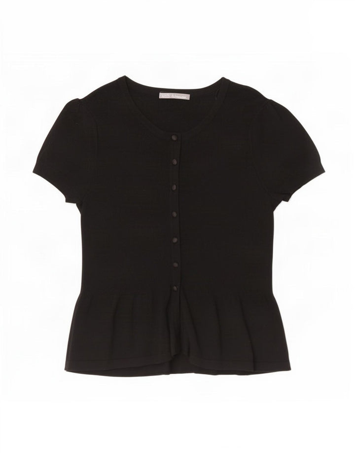 Cardigan cu mânecă scurtă pentru femei Marks & Spencer UK 8 Small Black