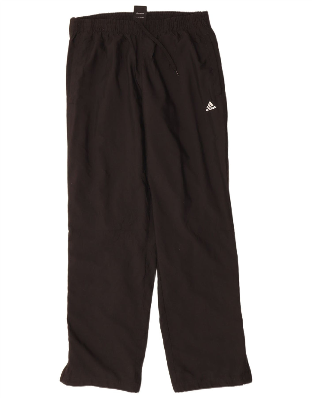 ADIDAS Mens Climalite Tracksuit Trousers Large Black Polyester