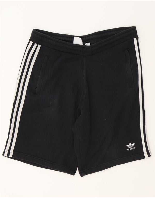 Pantaloni scurți sport ADIDAS pentru bărbați, mari, negru, bumbac