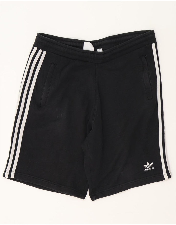 Pantaloni scurți sport ADIDAS pentru bărbați, mari, negru, bumbac