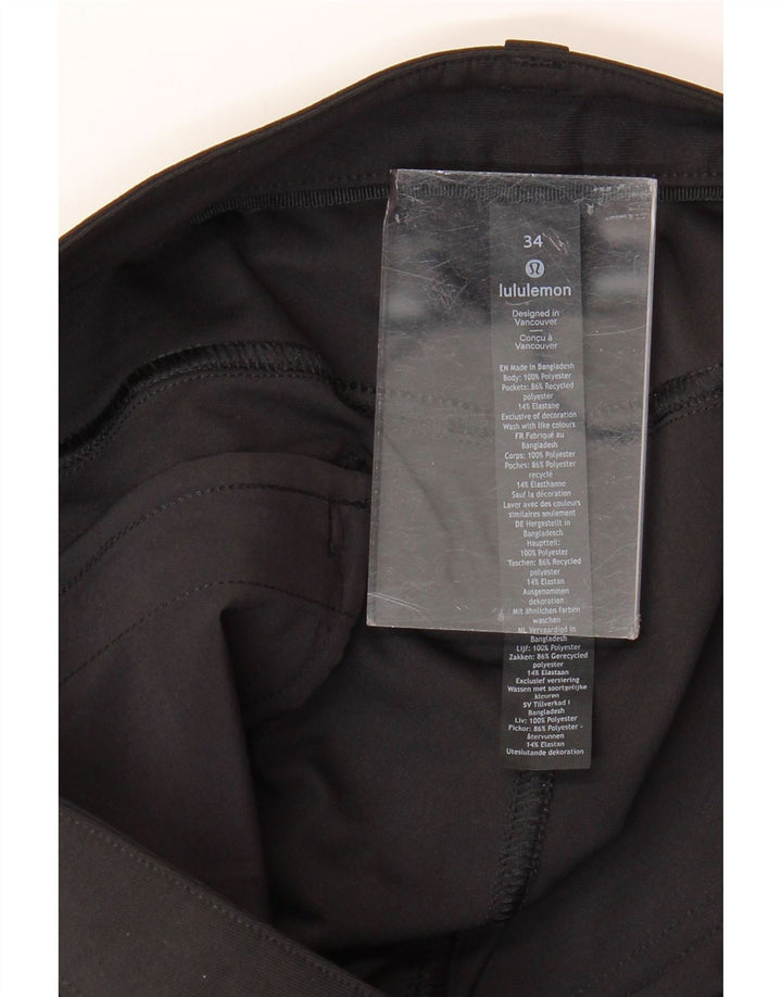 LULULEMON Pantaloni skinny casual pentru bărbați L34 L33 Poliester negru