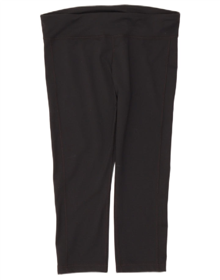 Leggings Capri Under Armour pentru femei UK 16 Poliester negru mare