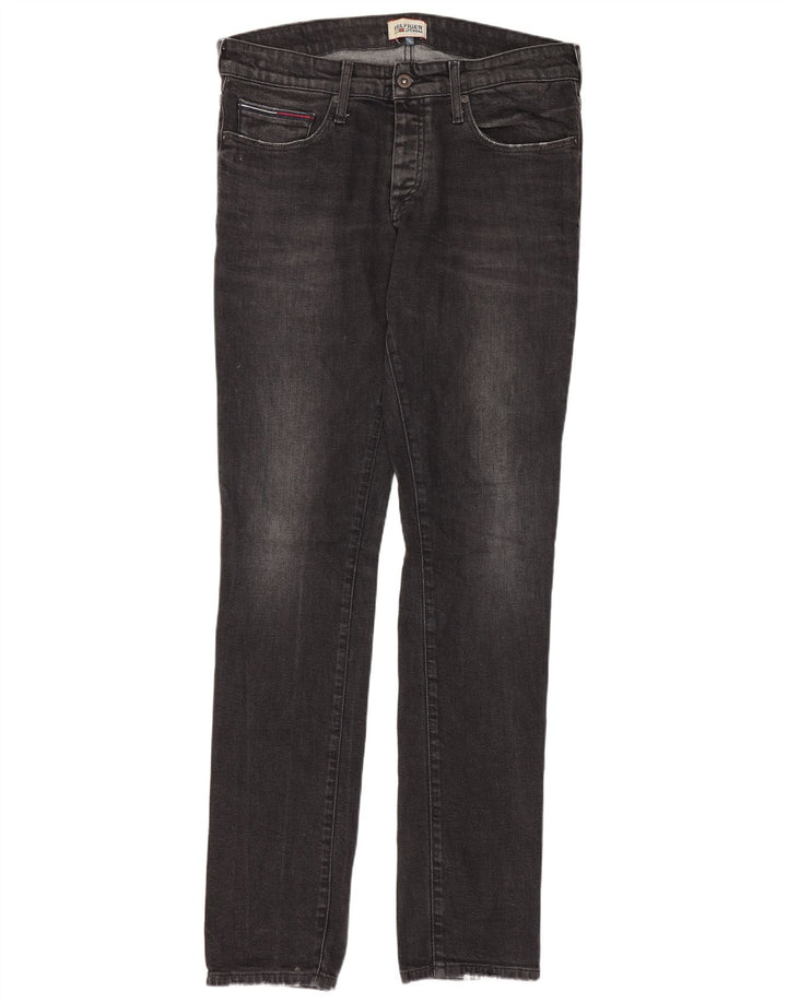 Blugi slim pentru bărbați Tommy Hilfiger W33 L34 bumbac gri