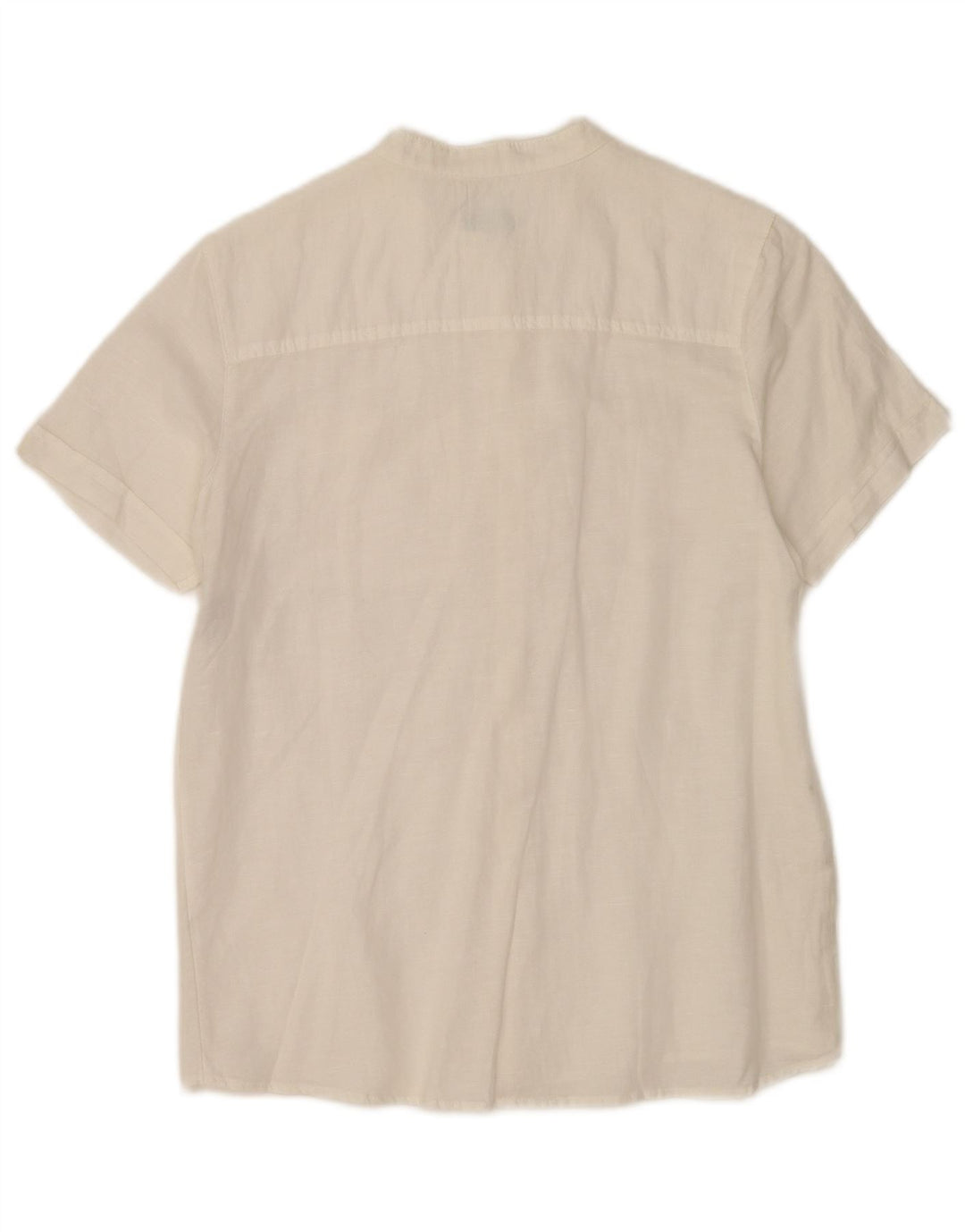 Camasa cu maneca scurta Benetton pentru baieti 11-12 ani 2XL in alb