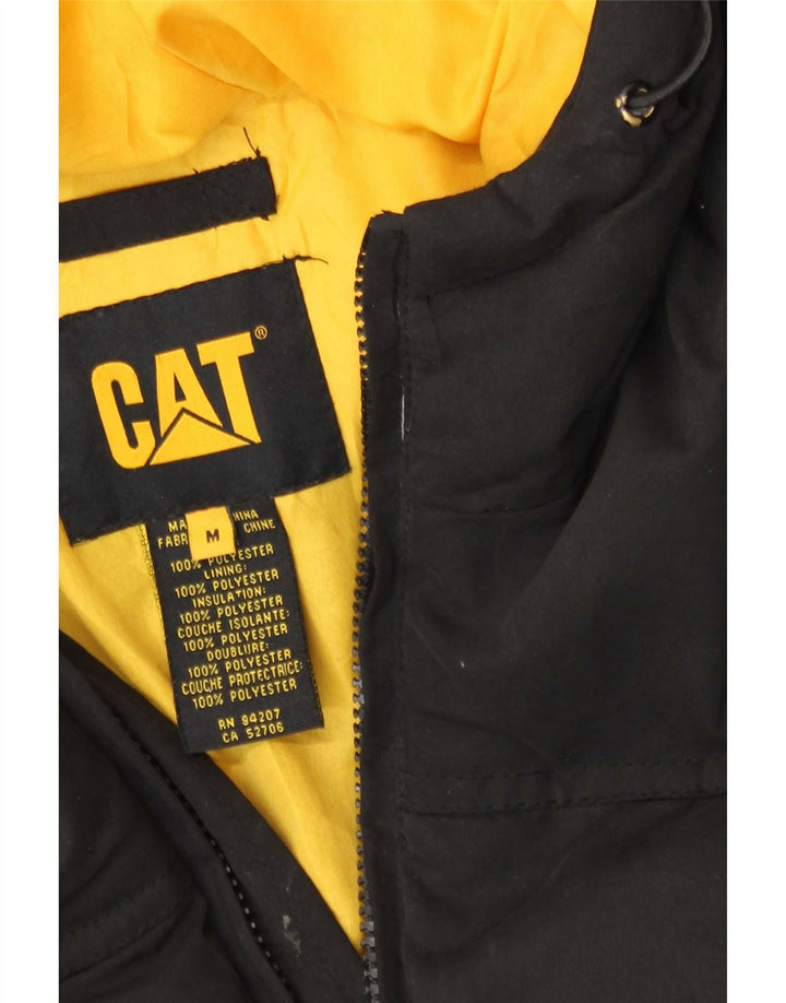 Jachetă căptușită cu glugă pentru bărbați Caterpillar UK 38 Poliester mediu negru