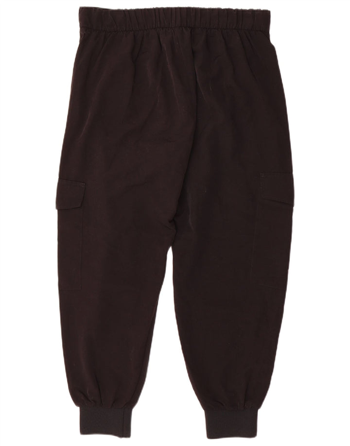 Pantaloni de jogging pentru femei ZARA Pantaloni cargo mari W3 poliester negru