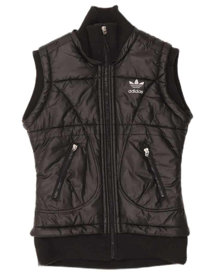 Gilet căptușit pentru femei ADIDAS IT 42 Poliester mediu negru