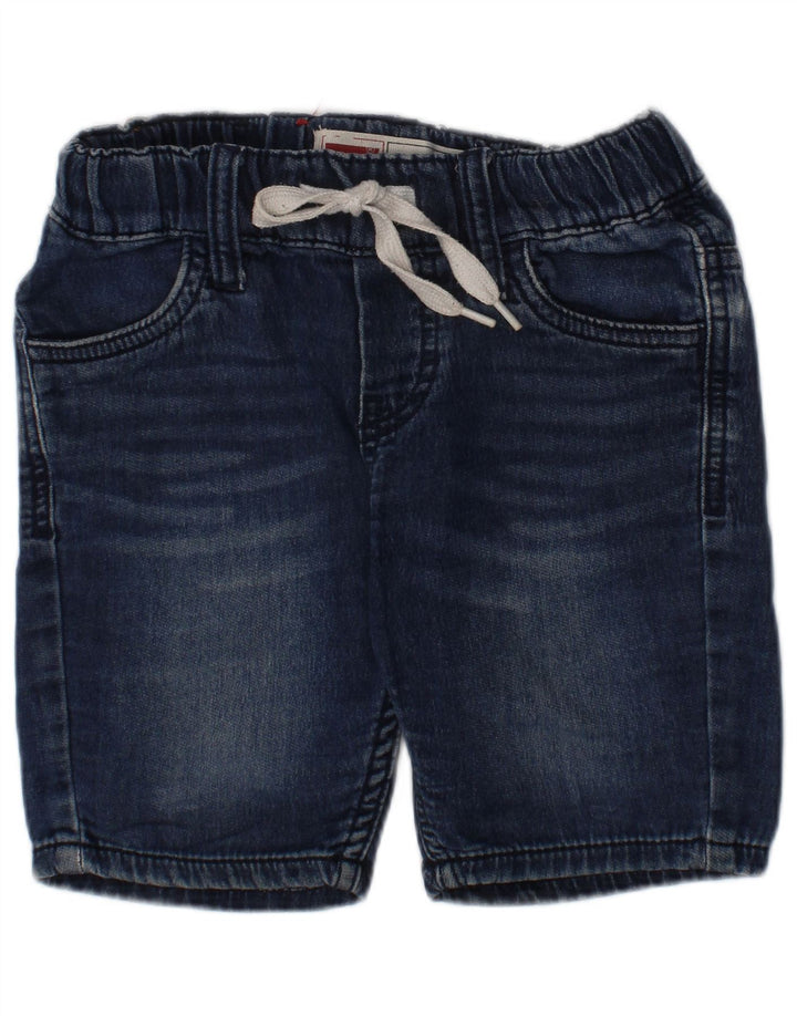 Pantaloni Scurt Denim Fete LEVI'S 4-5 Ani W22 Bumbac Albastru