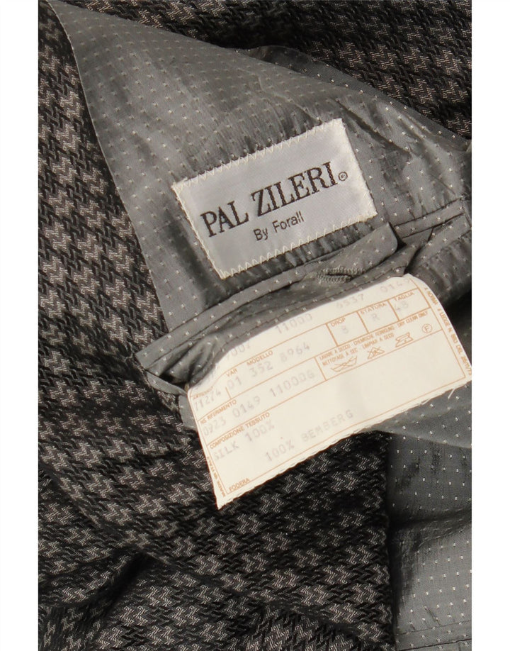 Jachetă Blazer pentru bărbați Pal Zileri IT 48 Medium Gri Geometric